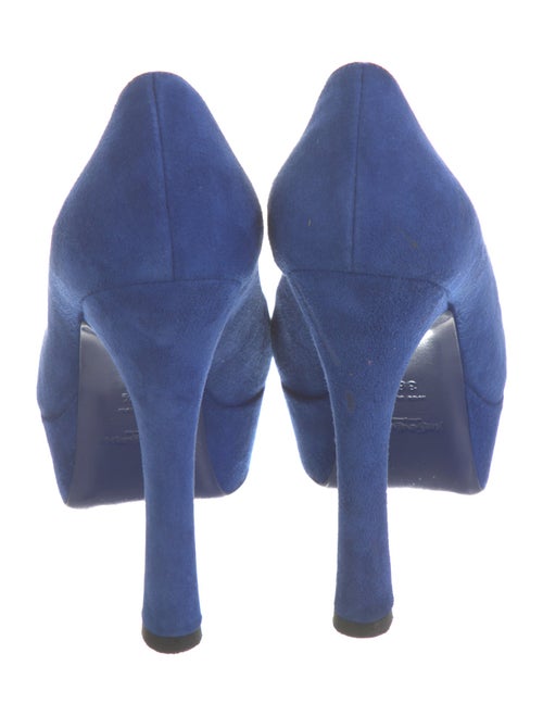 Yves Saint Laurent Rive Gauche Suede Pumps