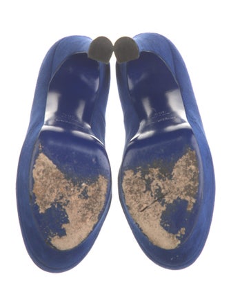 Yves Saint Laurent Rive Gauche Suede Pumps