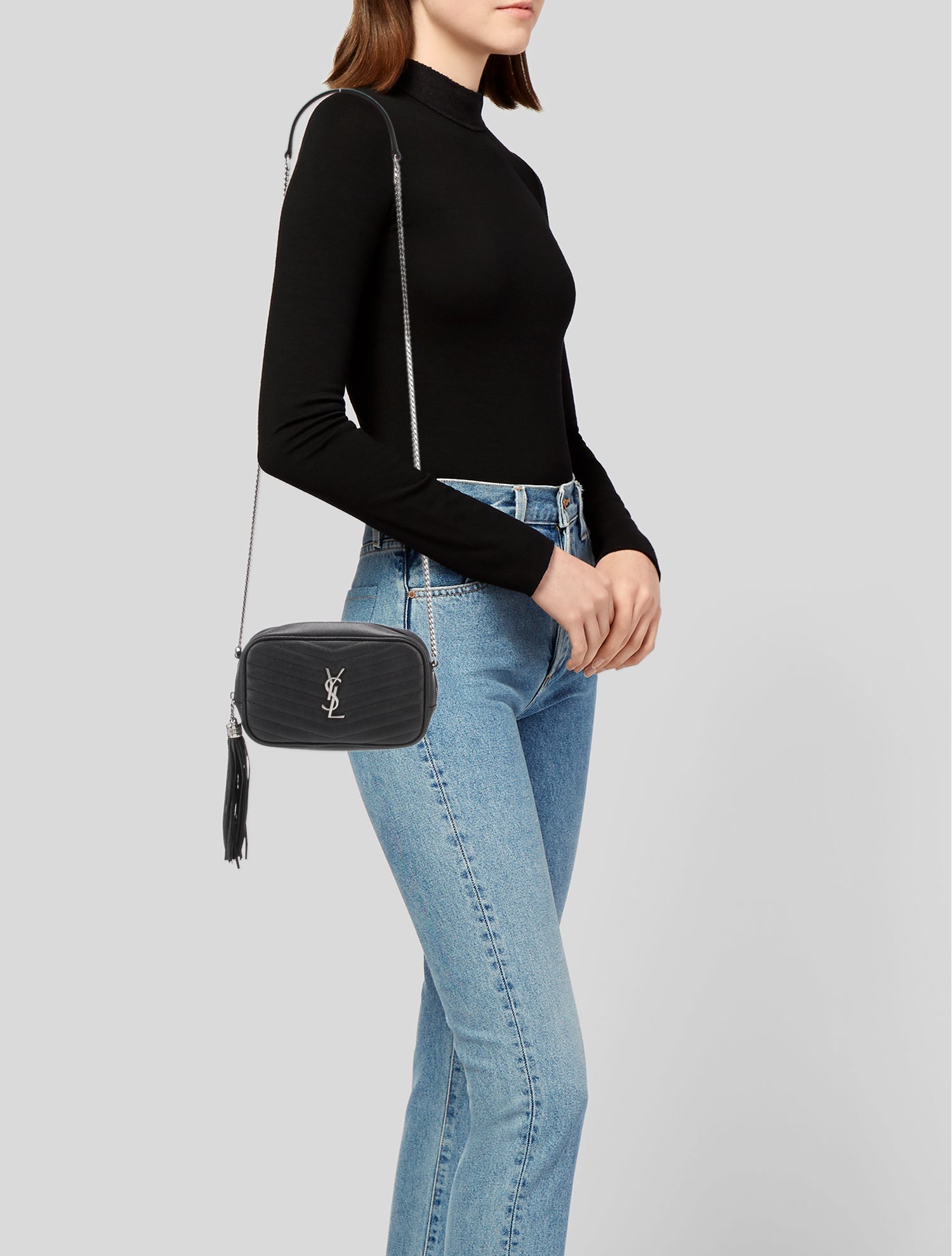 Saint Laurent Leather Lou Camera Mini