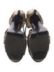 Yves Saint Laurent Leather T-Strap Sandals