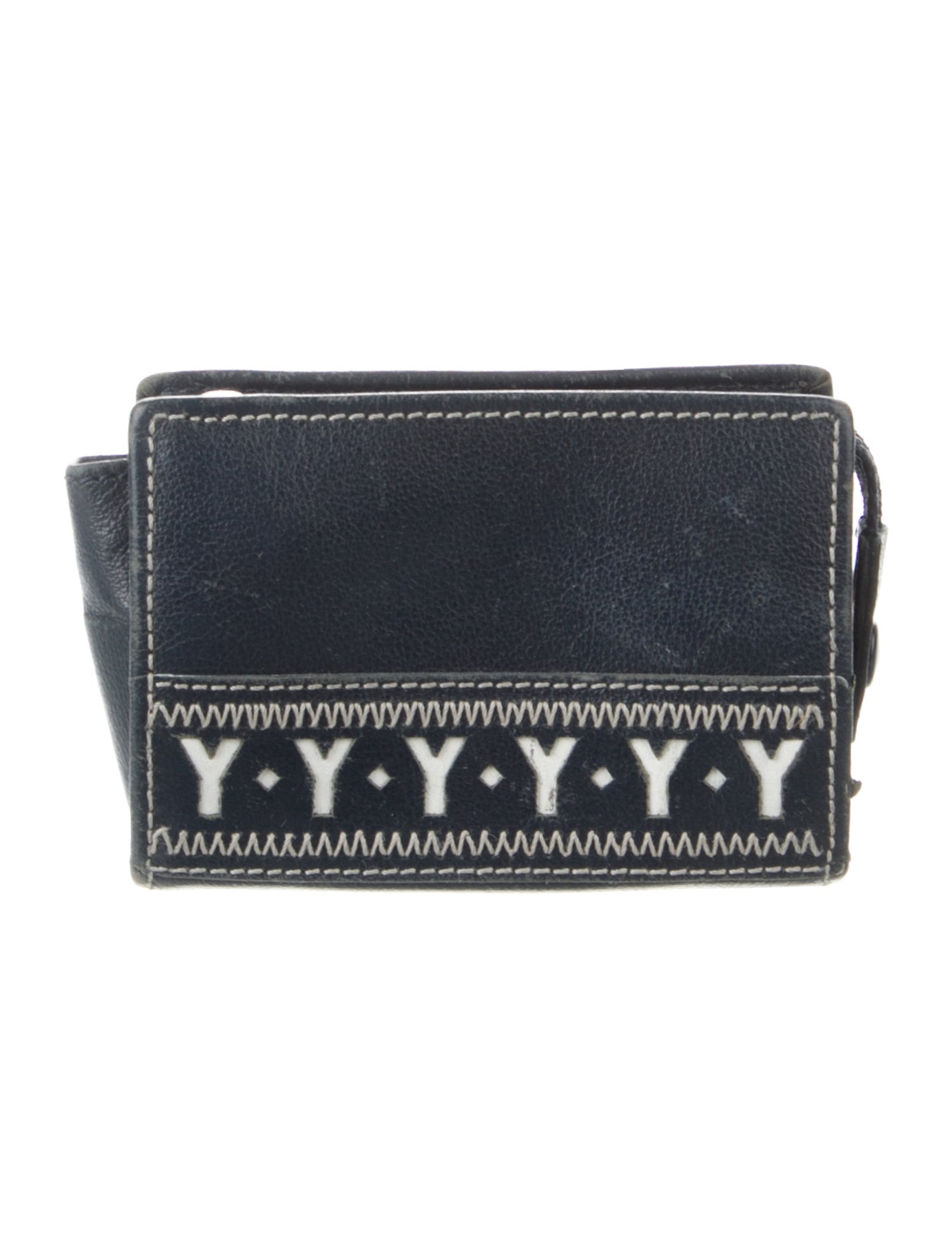 Yves Saint Laurent Leather Printed Continental Wallet