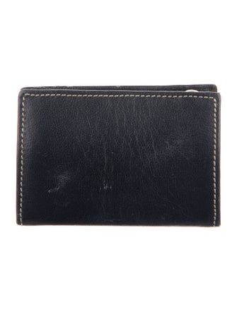 Yves Saint Laurent Leather Printed Card Holder