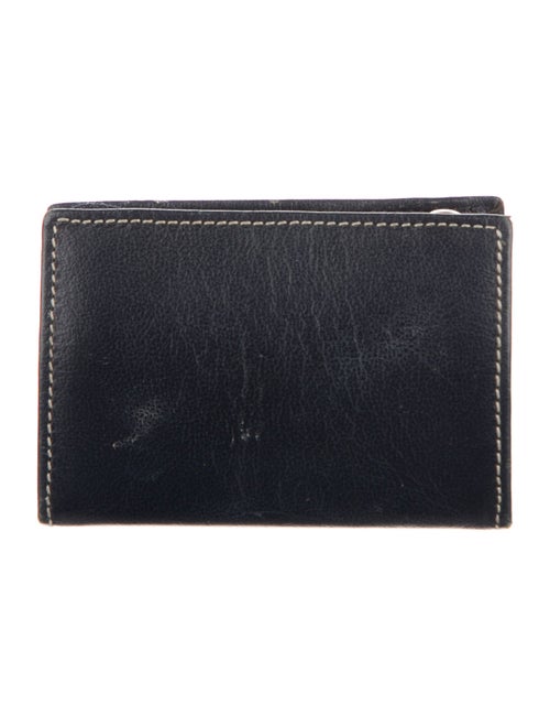 Yves Saint Laurent Leather Printed Card Holder