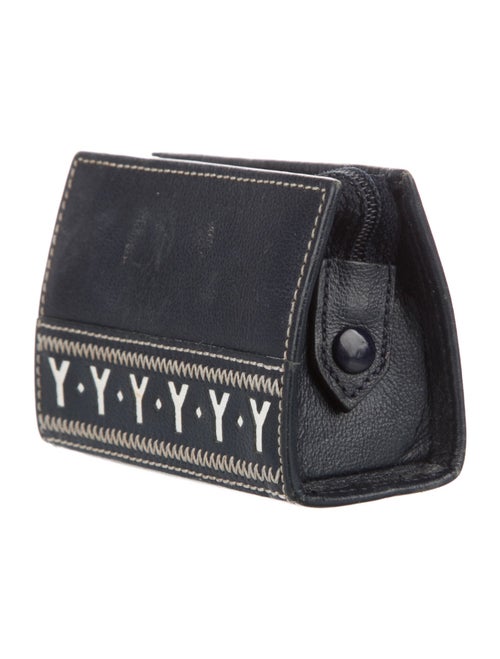 Yves Saint Laurent Leather Printed Card Holder