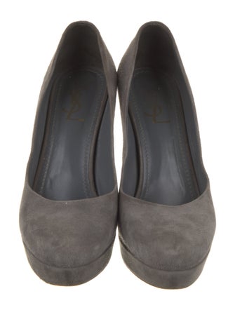 Yves Saint Laurent Rive Gauche Suede Pumps