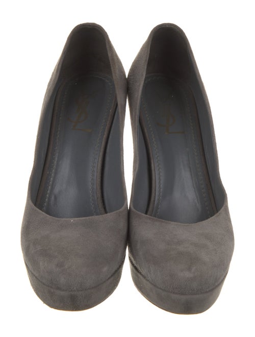 Yves Saint Laurent Rive Gauche Suede Pumps