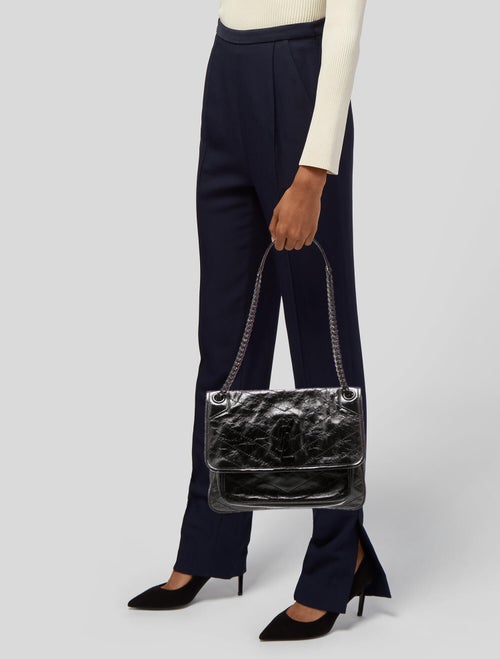 Saint Laurent Chevron Niki Medium