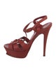 Yves Saint Laurent Leather Sandals
