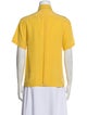 Yves Saint Laurent Short Sleeve Button-Up Top