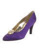 Yves Saint Laurent Satin Crystal Embellishments Pumps