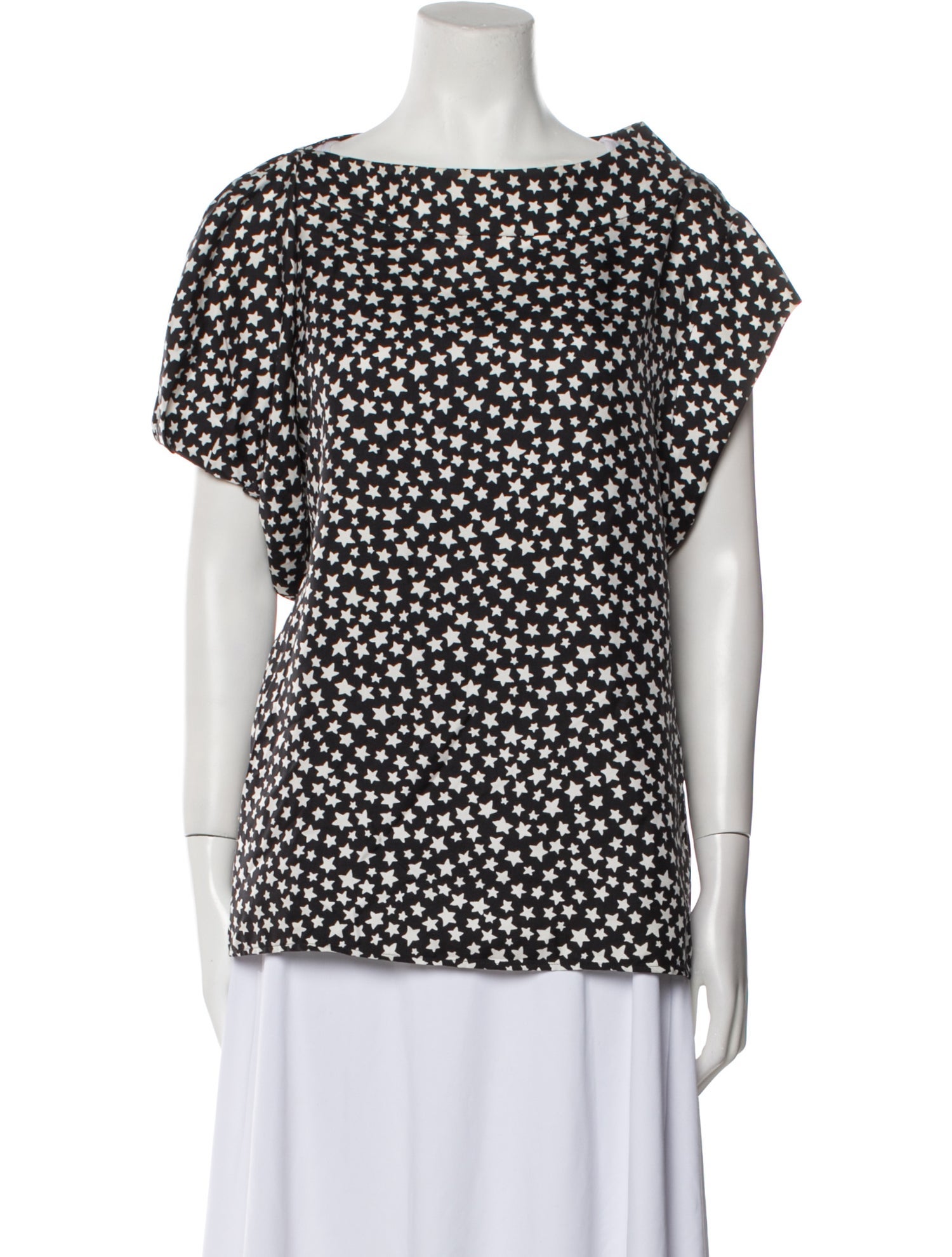 Yves Saint Laurent Silk Printed Blouse