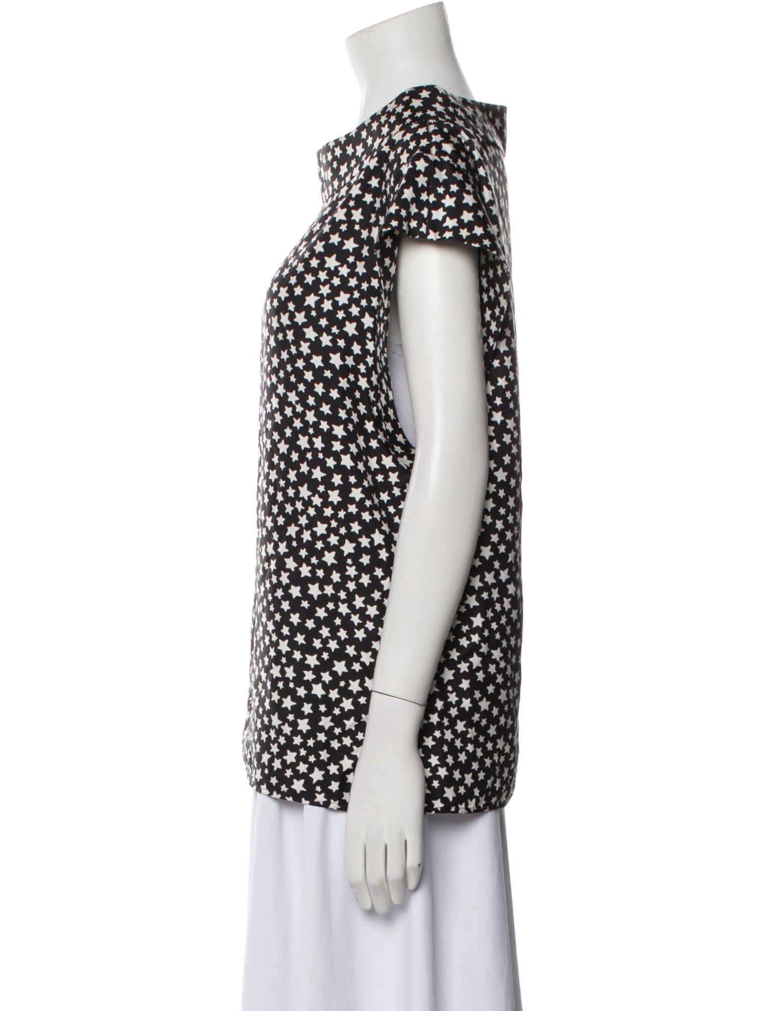 Yves Saint Laurent Silk Printed Blouse