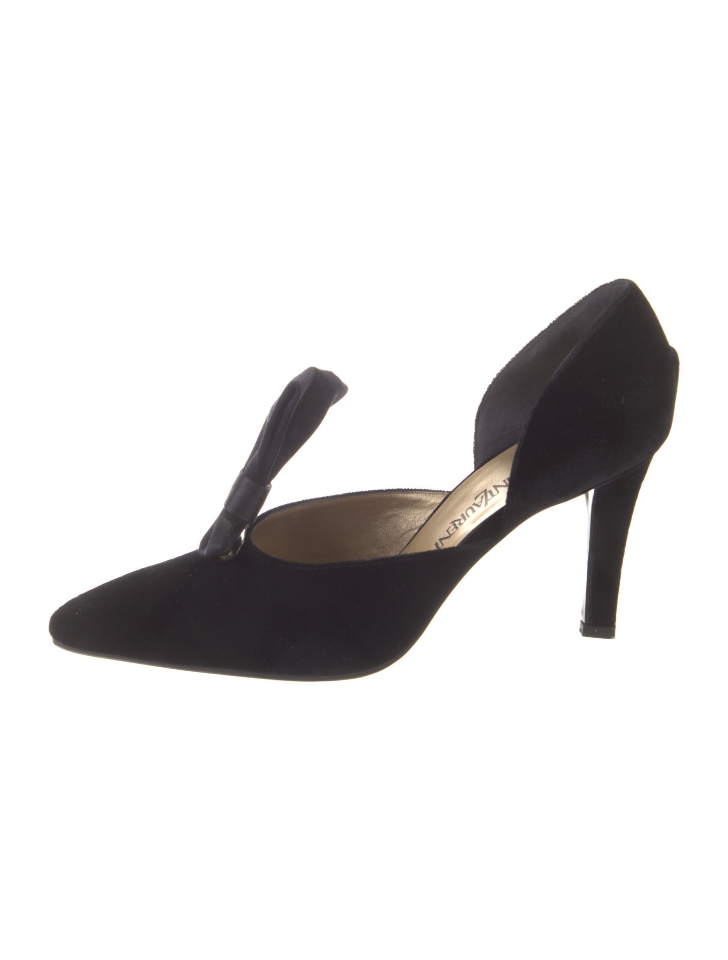 Yves Saint Laurent Velvet D'Orsay Pumps