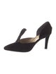 Yves Saint Laurent Velvet D'Orsay Pumps