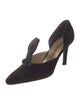 Yves Saint Laurent Velvet D'Orsay Pumps