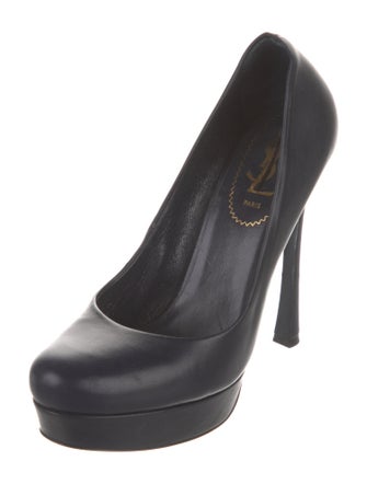 Yves Saint Laurent Rive Gauche Leather Pumps