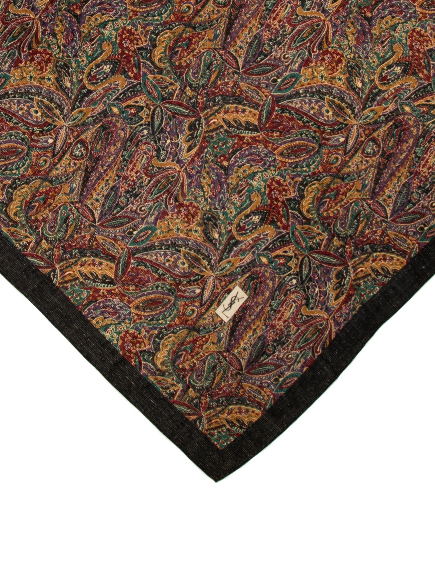 Yves Saint Laurent Silk 1970's Scarf