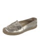 Yves Saint Laurent Leather Animal Print Espadrilles