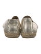 Yves Saint Laurent Leather Animal Print Espadrilles