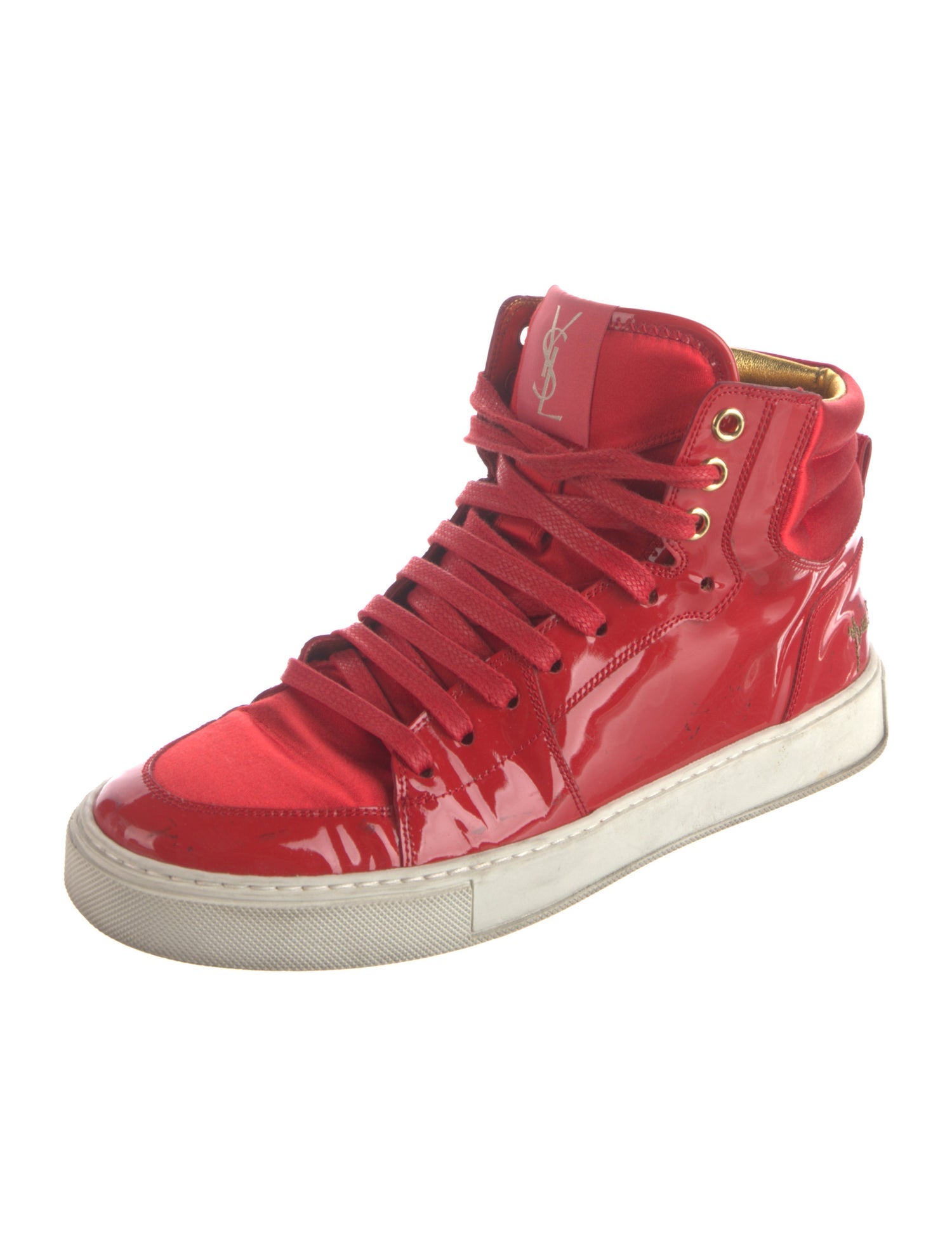 Yves Saint Laurent Patent Leather Sneakers