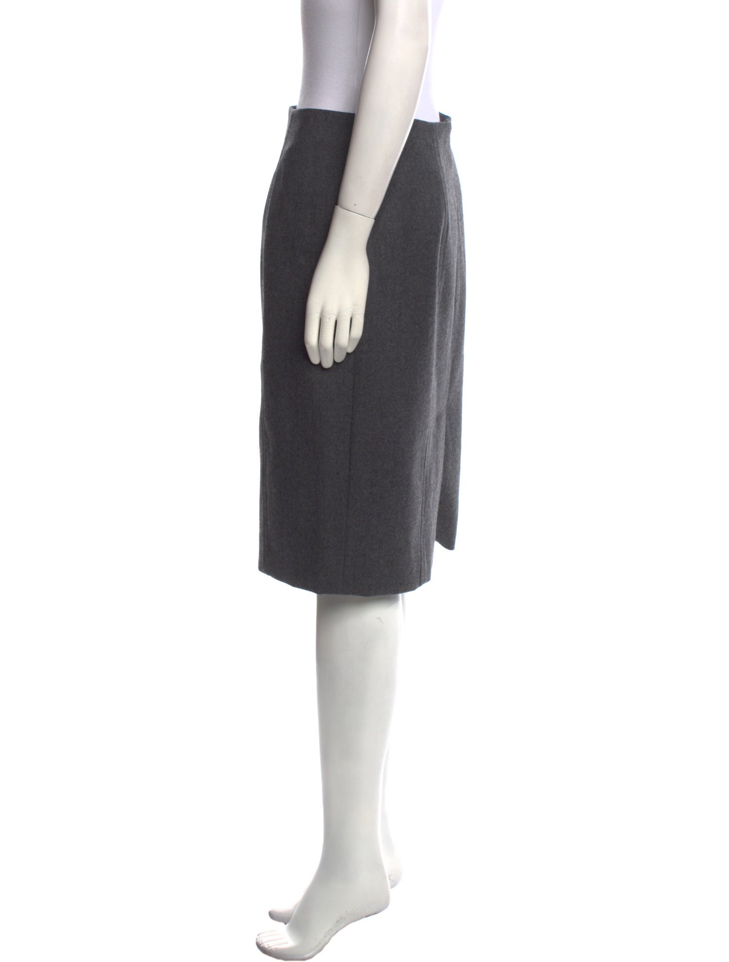 Yves Saint Laurent Wool Knee-Length Skirt