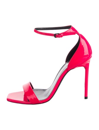 Yves Saint Laurent Patent Leather Sandals