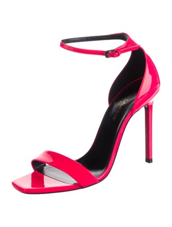 Yves Saint Laurent Patent Leather Sandals