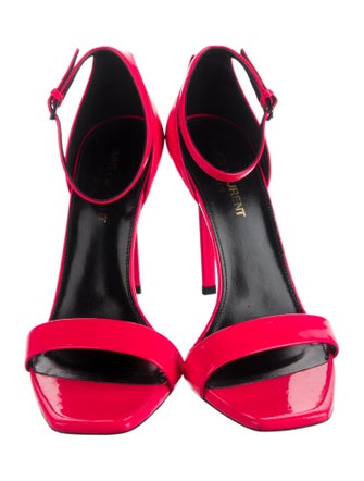 Yves Saint Laurent Patent Leather Sandals
