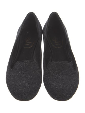 Yves Saint Laurent Glitter Glitter Accents Loafers