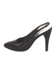 Yves Saint Laurent Satin Slingback Pumps