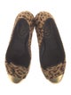 Yves Saint Laurent Ponyhair Animal Print Flats
