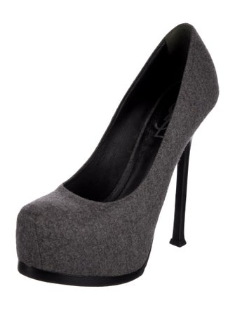 Yves Saint Laurent Rive Gauche Wool Pumps