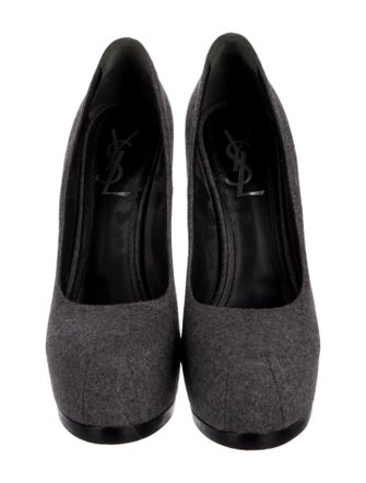 Yves Saint Laurent Rive Gauche Wool Pumps