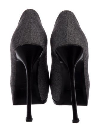 Yves Saint Laurent Rive Gauche Wool Pumps