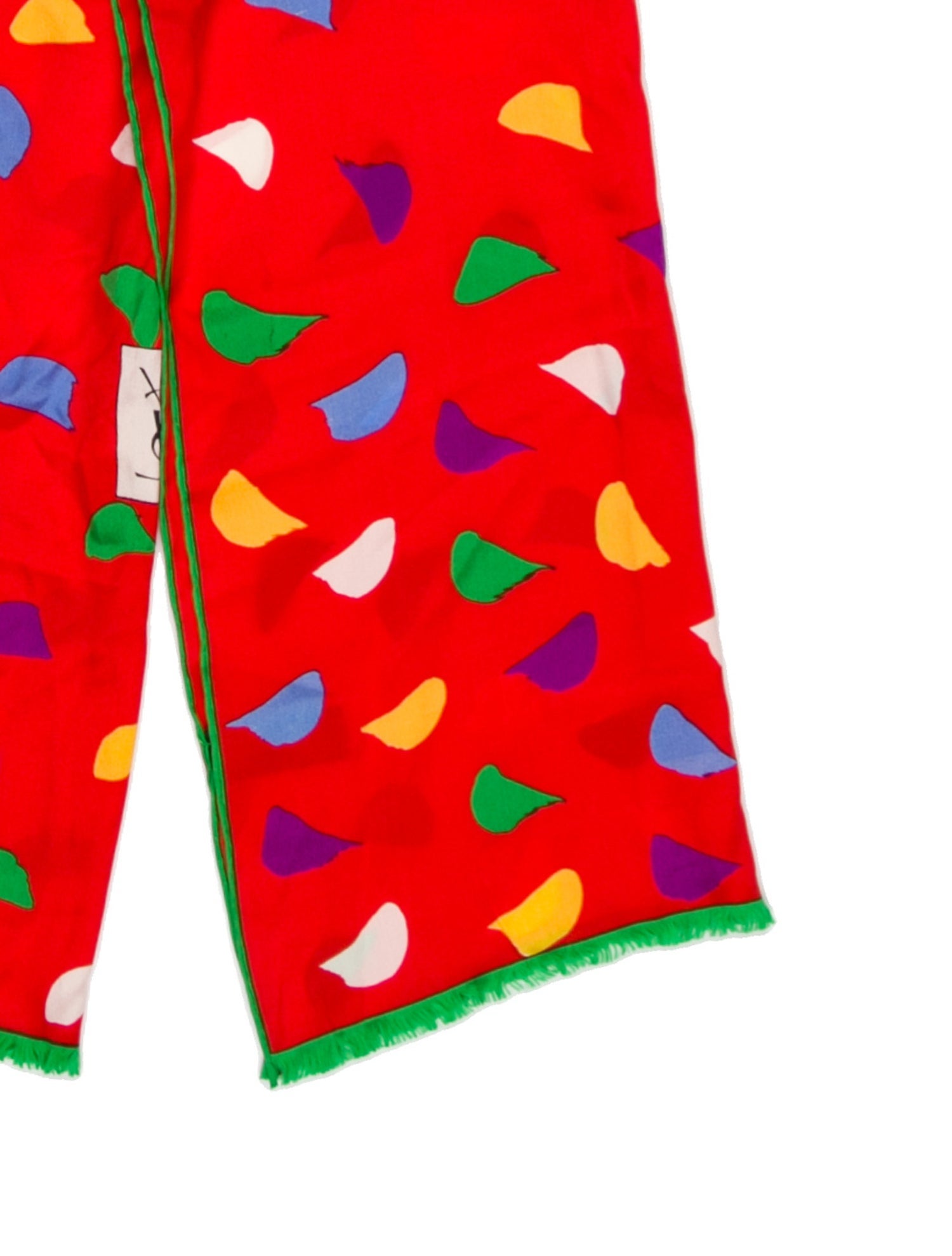 Yves Saint Laurent Silk Printed Scarf