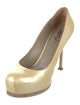 Yves Saint Laurent Rive Gauche Patent Leather Pumps