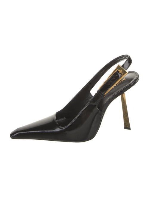 Saint Laurent Patent Leather Slingback Pumps