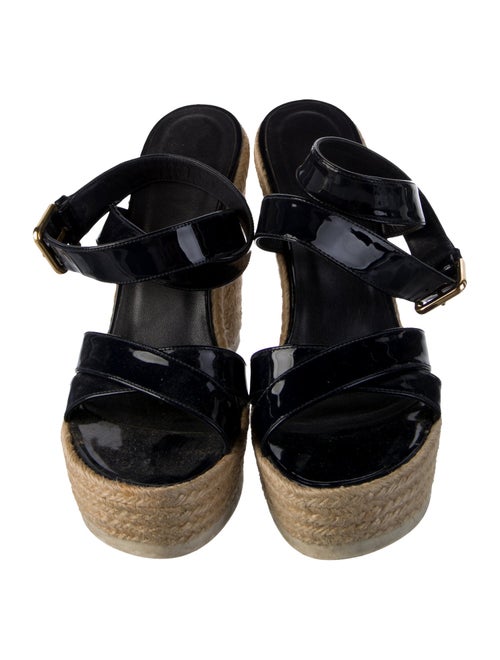 Yves Saint Laurent Patent Leather Espadrilles