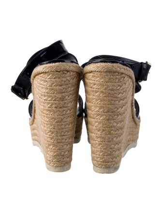 Yves Saint Laurent Patent Leather Espadrilles