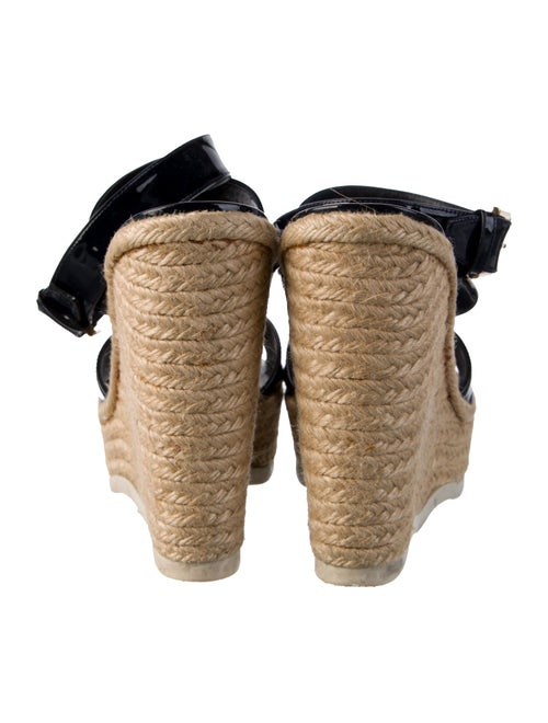 Yves Saint Laurent Patent Leather Espadrilles