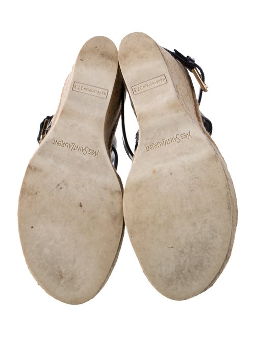 Yves Saint Laurent Patent Leather Espadrilles