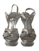 Yves Saint Laurent Leather T-Strap Sandals