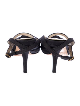 Yves Saint Laurent Satin Sandals