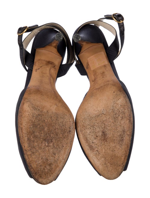 Yves Saint Laurent Satin Sandals