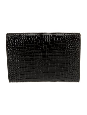 Saint Laurent Embossed Leather Cassandre 2022