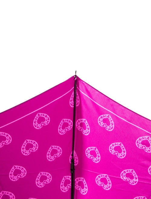 Yves Saint Laurent Monogram Folding Umbrella