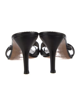 Yves Saint Laurent Leather Slides