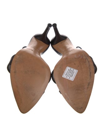 Yves Saint Laurent Leather Slides