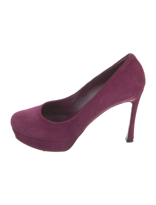 Yves Saint Laurent Rive Gauche Suede Pumps