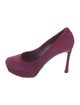Yves Saint Laurent Rive Gauche Suede Pumps